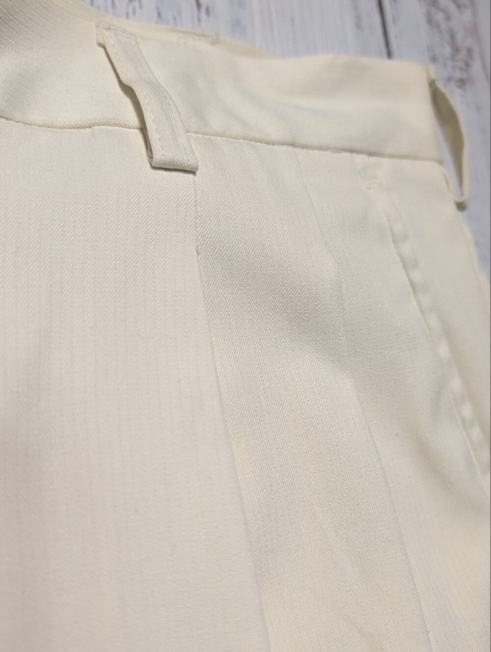Roundtree & Yorke Caribbean Silk Shorts Cream Size 38 NWT - Picture 3 of 13